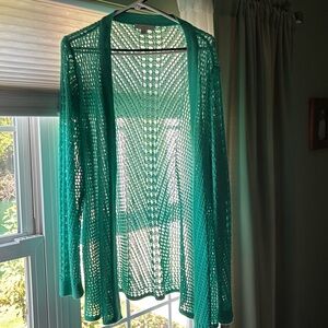 Lovely knit cardigan.